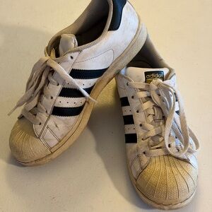 Adidas Superstar Foundation ART C77154 Triple Black/White Stripe Sneakers Sz 5.5
